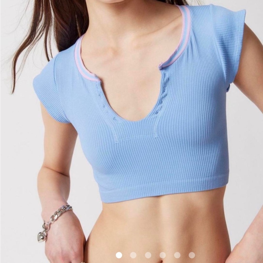 urban outfitters go for gold preppy top